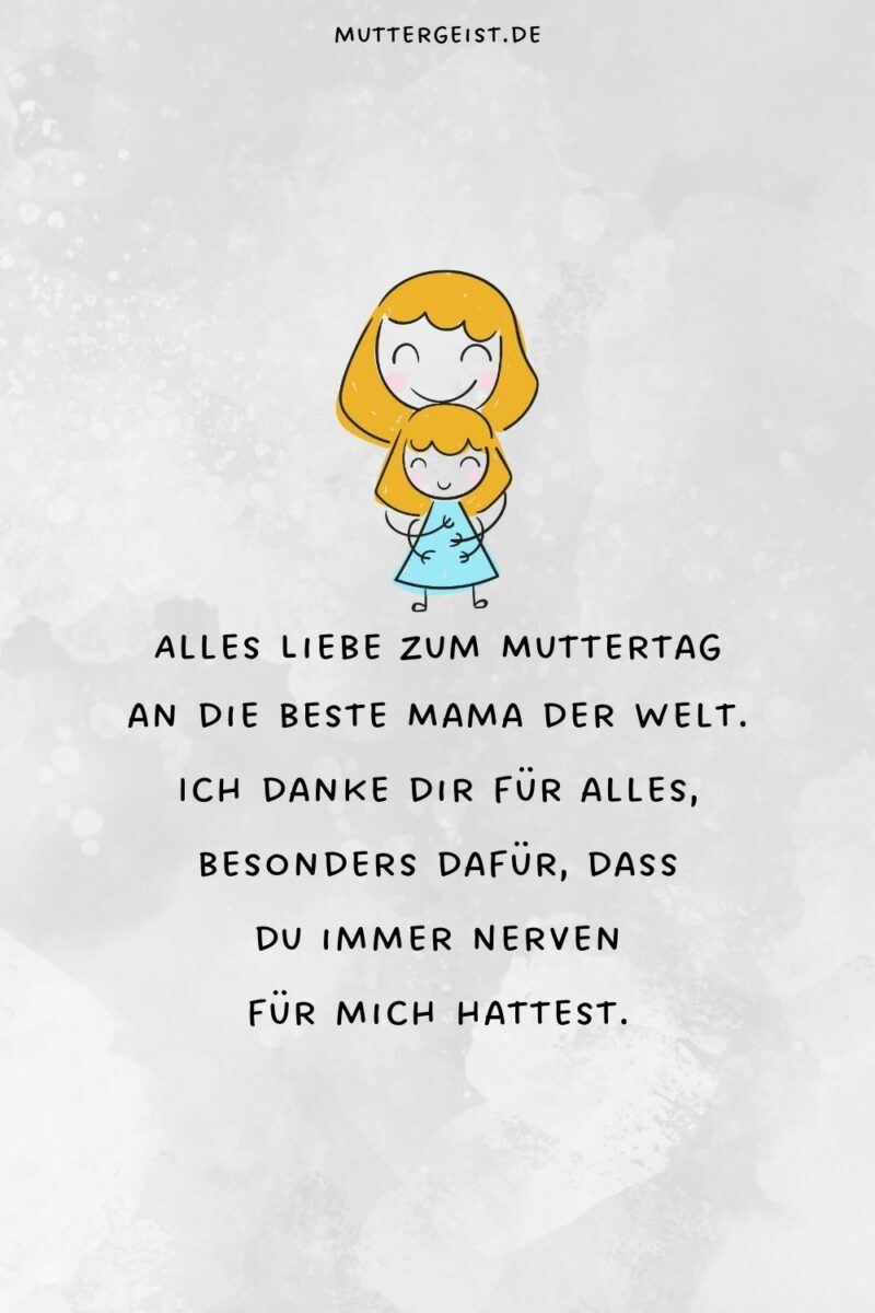 Sprüche Zum Muttertag Lustig