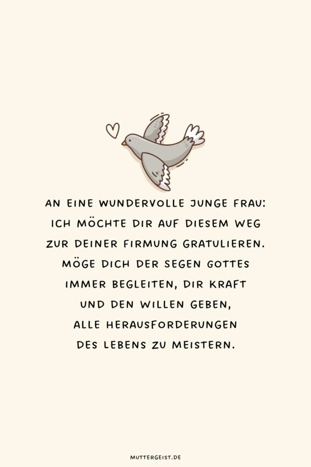 Originelle und himmlische Glückwünsche zur Firmung
