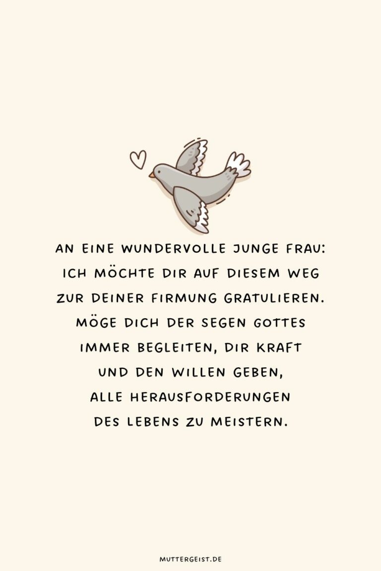 Originelle und himmlische Glückwünsche zur Firmung
