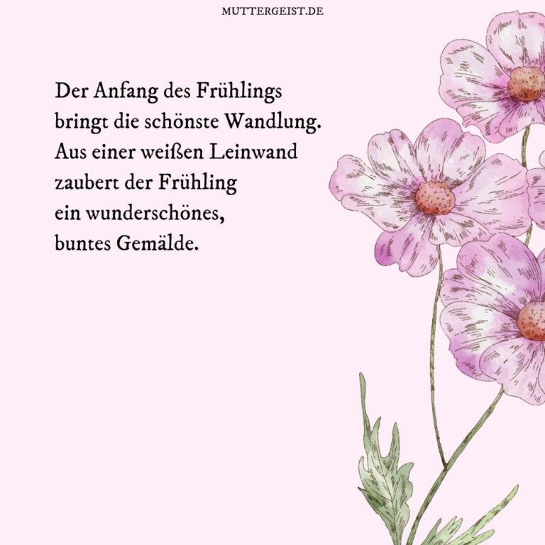 Zauberhafte und sonnige Frühlingsanfang-Sprüche