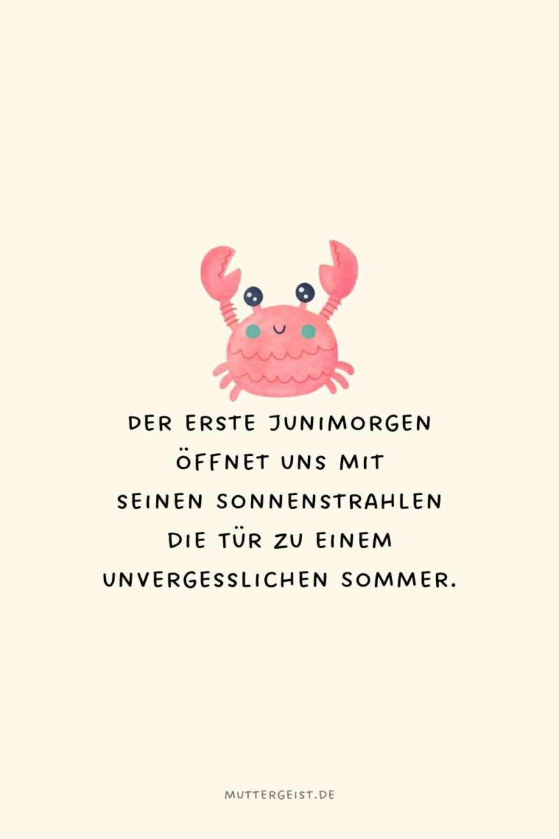 Sonnige JuniSprüche zum Sommerstart