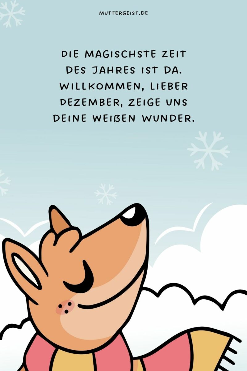Zauberhafte DezemberSprüche für winterliche Stimmung