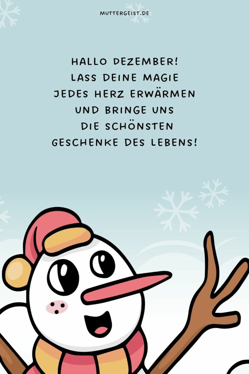 Zauberhafte DezemberSprüche für winterliche Stimmung