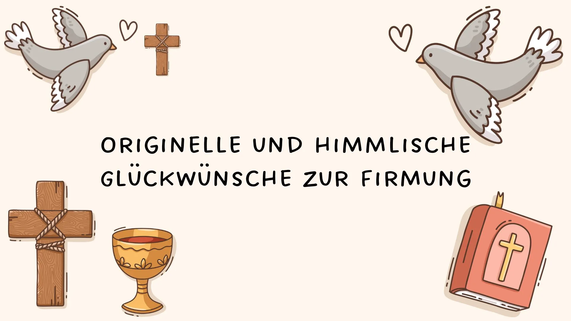 Glückwünsche zur Firmung